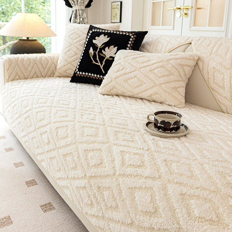 Housse de canapé moderne, haut de gamme et antidérapante