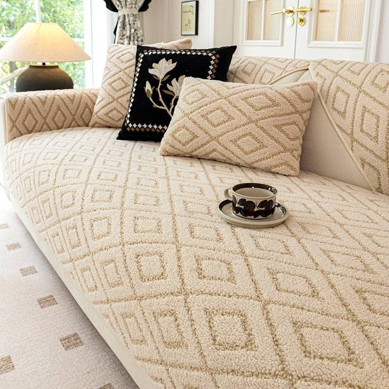 Housse de canapé moderne, haut de gamme et antidérapante