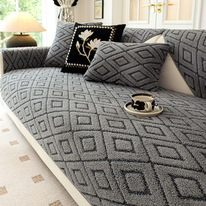 Housse de canapé moderne, haut de gamme et antidérapante